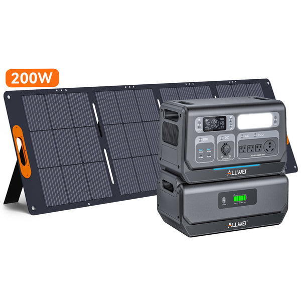 ALLWEI PPS2400+B200 PRO | Home Backup up to 4kWh