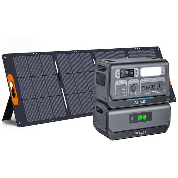 PPS2400 + B200 PRO Battery + 200W Solar Kit