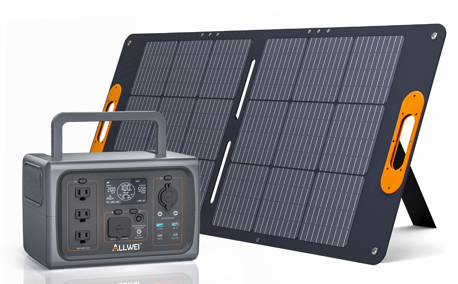 ALLWEI PPS600-5 Portable Power Station | 500W 512Wh